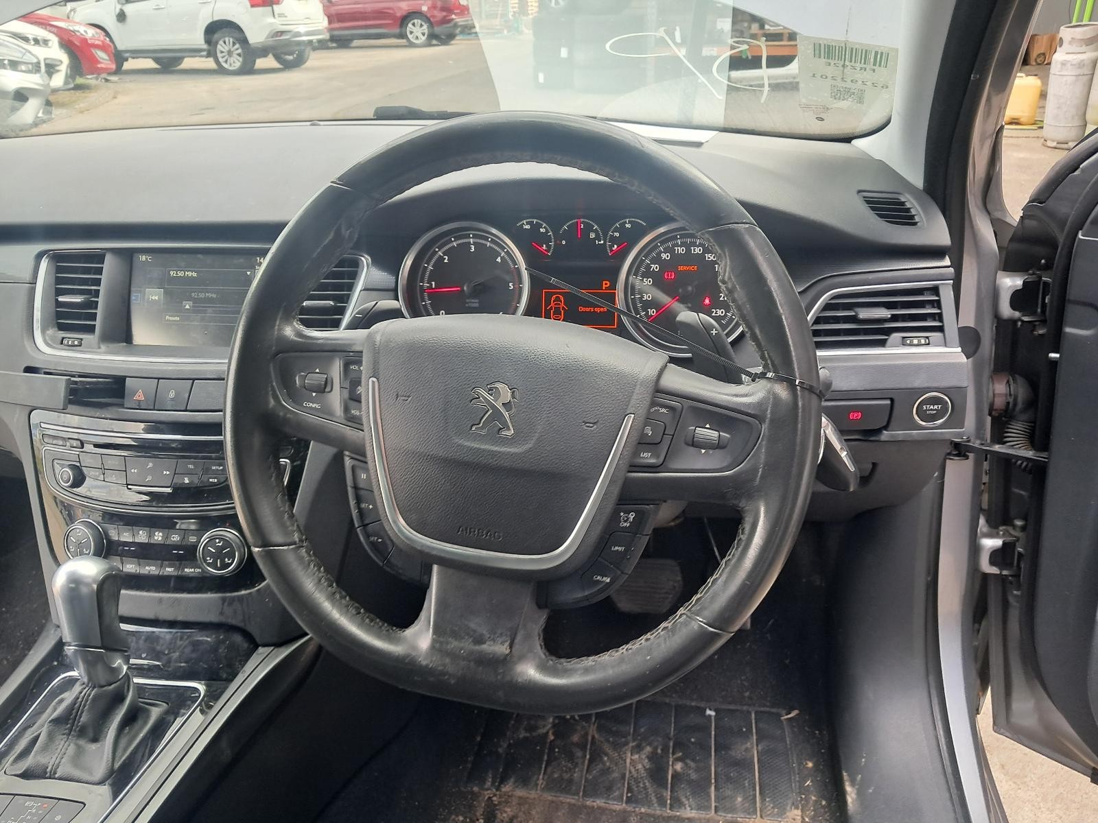 PEUGEOT 508 STEERING WHEEL 07/11-12/17 11 12 13 14 15 16 17