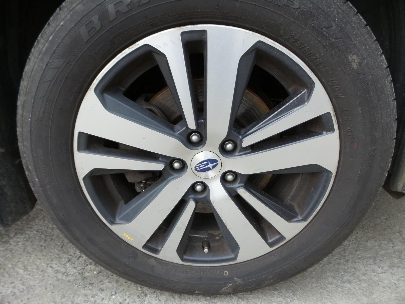 SUBARU OUTBACK WHEEL ALLOY FACTORY, 18X7IN, 6TH GEN, 12/17-12/20 17 18 19 20