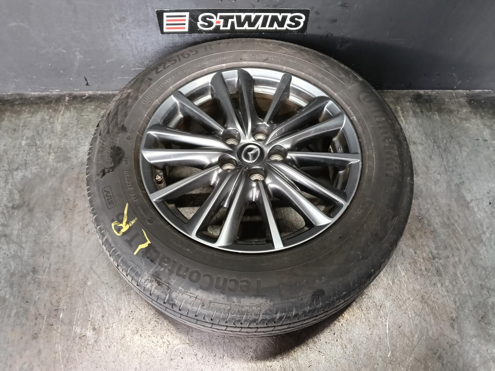2019 Mazda Cx5 MAZDA CX-5 WHEEL ALLOY FACTORY, 17X7IN, MULTI SPOKE, GREY METALLIC, KF, 02/17-08