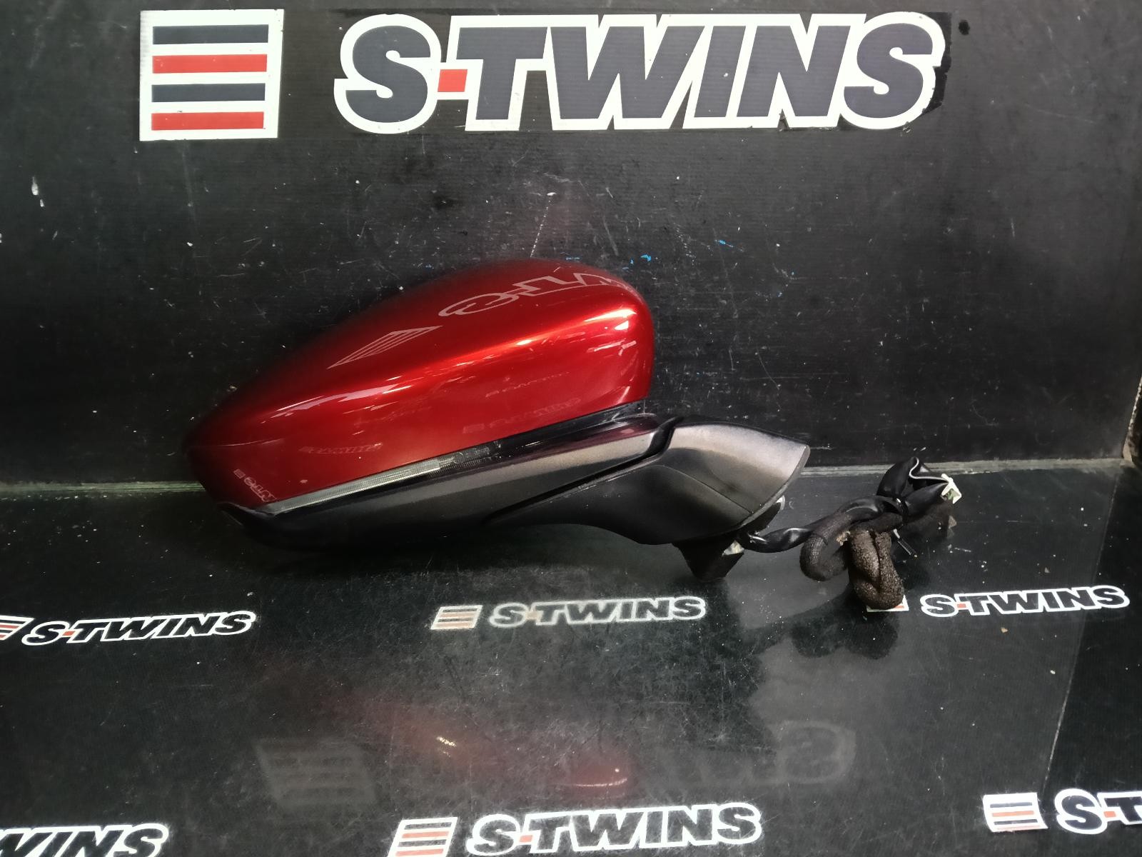 MAZDA 3 RIGHT DOOR MIRROR BP, W/ AUTO POWER FOLD, NON AUTO DIM, NON HEATED, NON