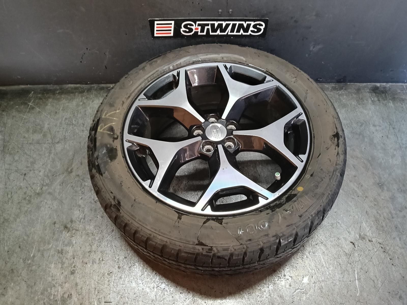 SUBARU FORESTER WHEEL ALLOY FACTORY, 18X7IN, 5 Y SPOKE, SJ, 12/12-01/16 12 13 14