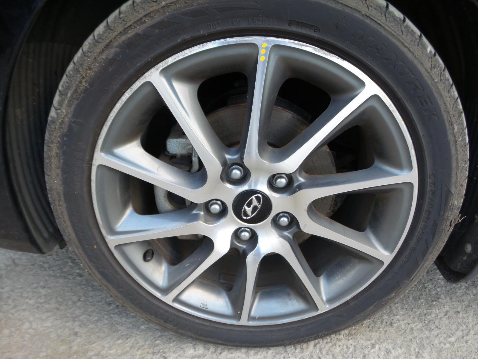 HYUNDAI I30 WHEEL ALLOY FACTORY, 17X7IN, SR, GD, 08/13-02/17 13 14 15 16 17