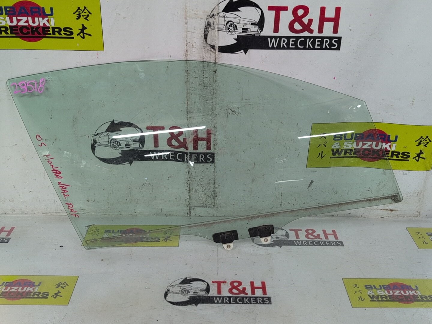 2002-2008 Honda Jazz GD Right Front Door Glass