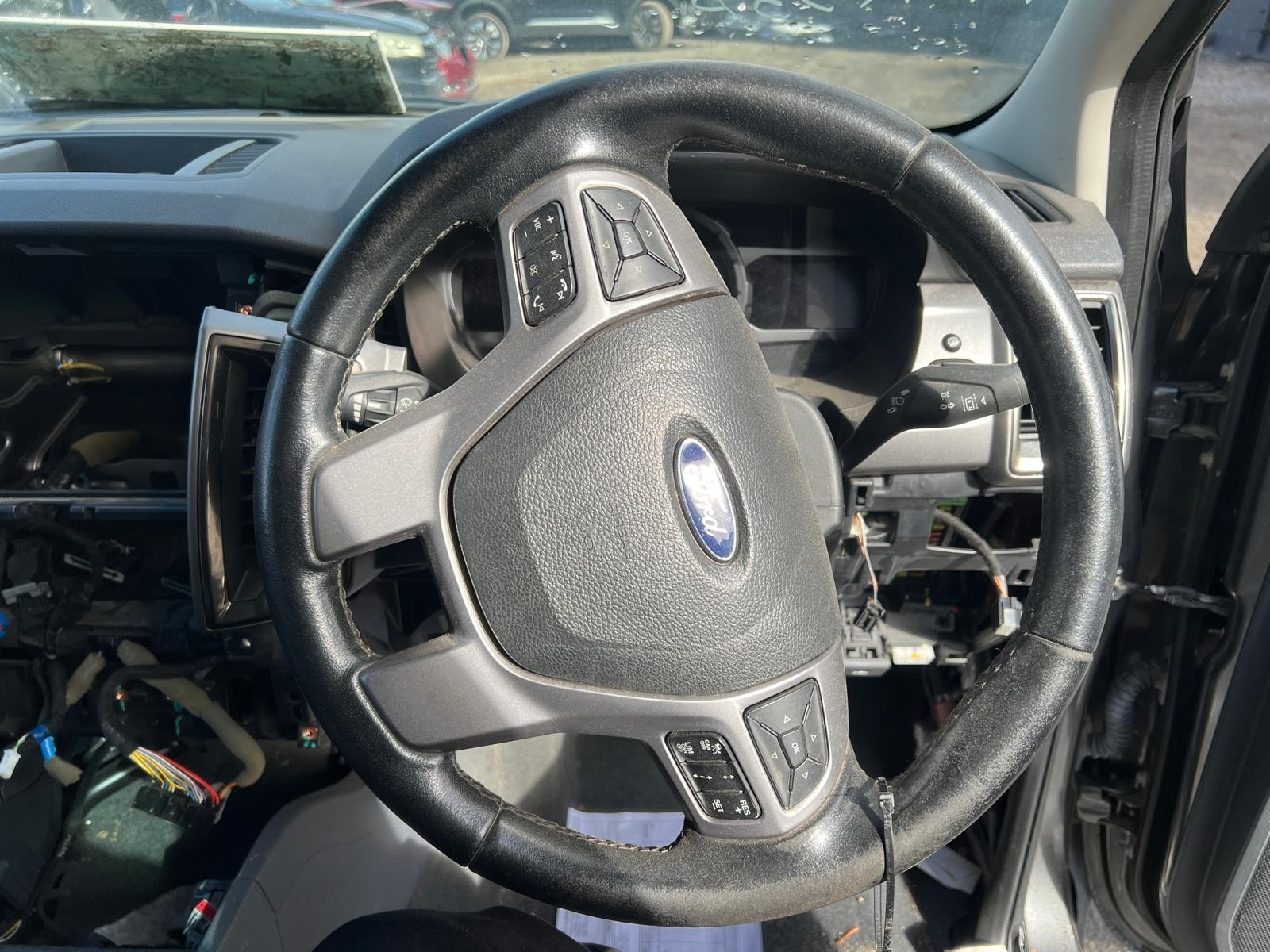 FORD RANGER PX SERIES 2-3 06/2015-04/2022 STEERING WHEEL LEATHER XLT