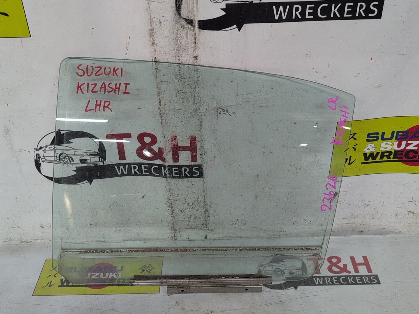 2010-2016 Suzuki Kizashi FR Left Rear Door Glass