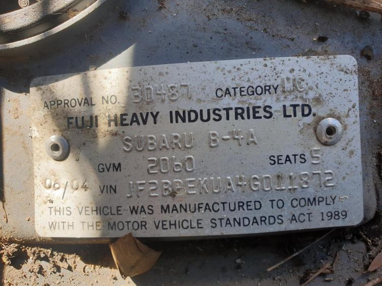 2004 Subaru Outback — Auto Petrol