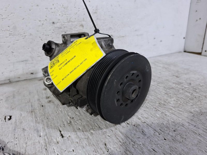 2009 Toyota Corolla — A/C Compressor