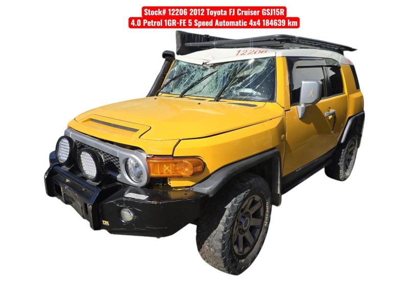 2012 Toyota Fj Cruiser — GSJ15R Auto Petrol